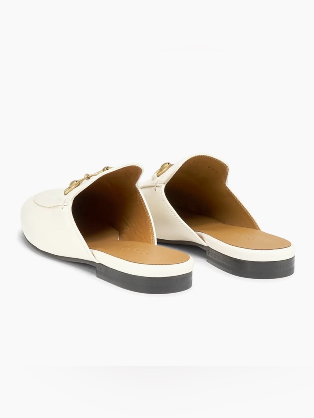 Gucci Princetown Leather Slipper White - Picture 3 of 11